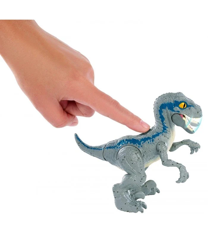 Jurassic World Uovo Con Mini Dinosauro - Velociraptor Blue