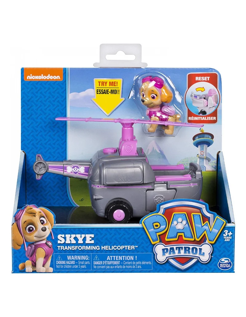 Paw Patrol - Veicolo Skye Trasformazione Elicottero