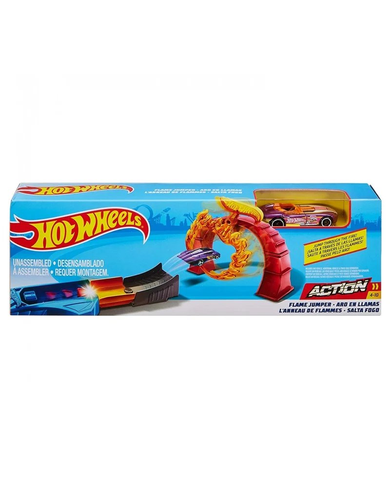 Hot Wheels - Playset Pista Cerchio Di Fuoco