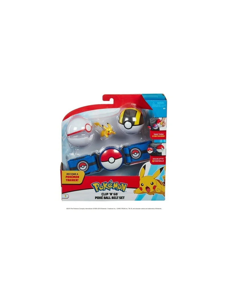 Pokemon Clip'N Go Pok Sfera Cintura Pikachu