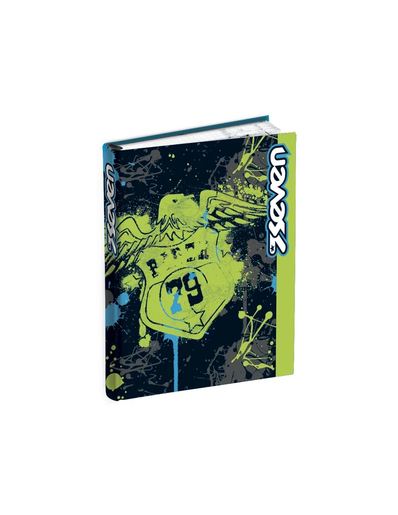 Diario Standard Boy 16 Mesi Nero E Verde