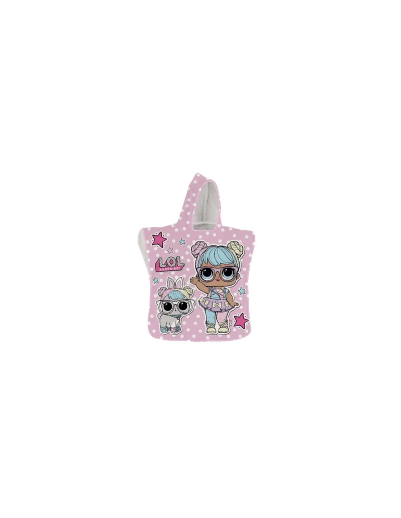 Lol Surprise - Asciugamano A Poncho Rosa