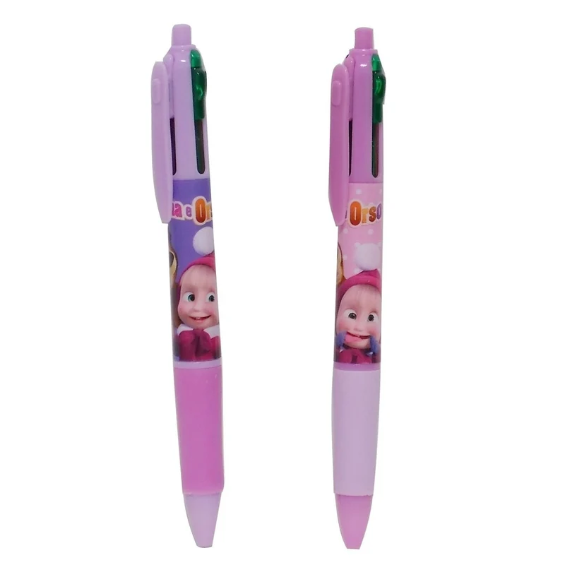 Penna Multicolor Masha E Orso 2 Colori
