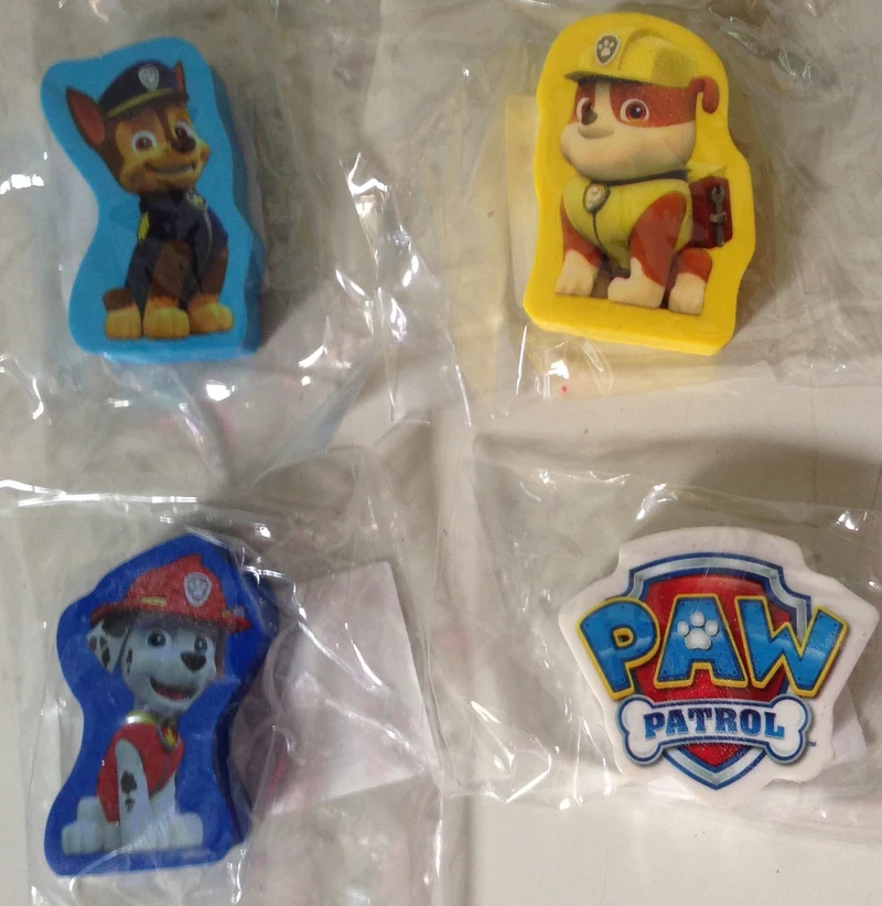 Paw Patrol Gomma Grande Con Personaggi 4modelli