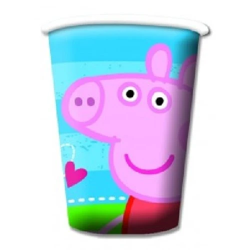 8 Bicchieri Peppa Pig Cmg190953