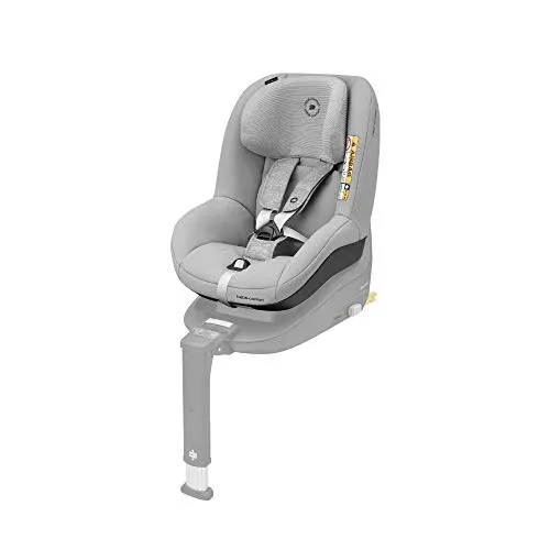 BÉBÉ Confort Pearl Smart I-Size Seggiolino Auto Reclinabile Omologato I- Size, Gruppo 1 Per Bambini Da 67-105 Cm, 6 Mesi- 4 Anni, Nomad Grey