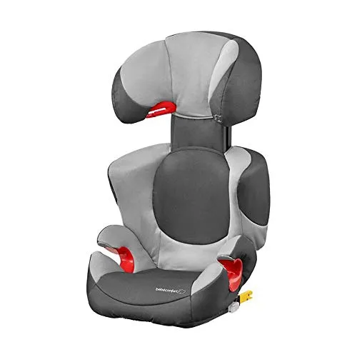 BÉBÉ Confort Rodi Xp Fix Seggiolino Auto 15-36 Kg, Isofix, Gruppo 2/3 Per Bambini Dai 3.5 Ai 12 Anni, Leggero E Facile Da Installare, Grigio (Dawn Grey)
