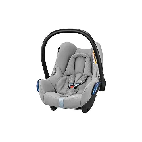 BÉBÉ Confort Cabriofix Seggiolino Auto 0-13 Kg, Ovetto Gruppo 0 +, 0-12 Mesi, Nomad Grey