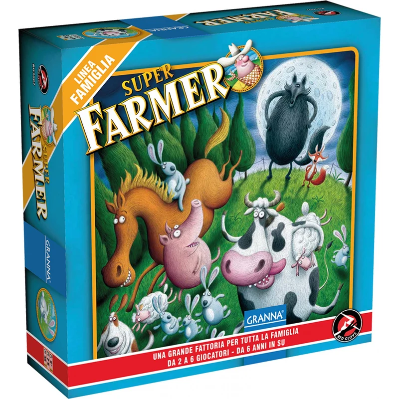 Gioco Da Tavolo Red Glove Super Farmer