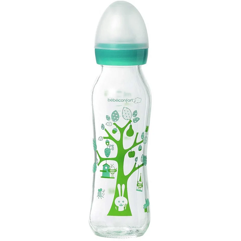 Biberon In Vetro Bebe Confort Con Tettarella Flusso Lento 240 Ml
