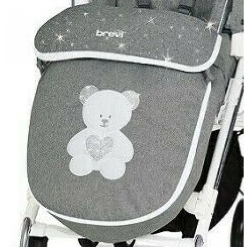Coprigambe Per Passeggino Brevi Millestrade Grigio