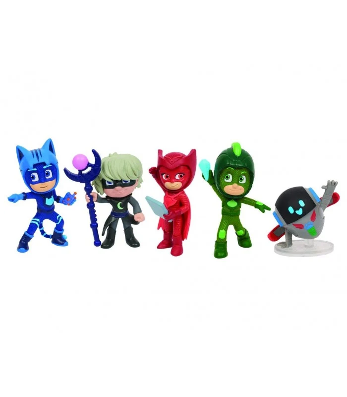 Pj Masks - Moon Set Con 5 Personaggi Da Collezione