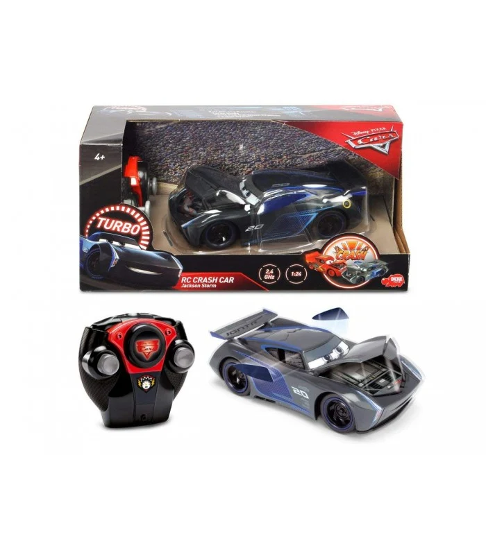 Auto Radiocomandata Cars 3 Jackson Storm Crazy Crash
