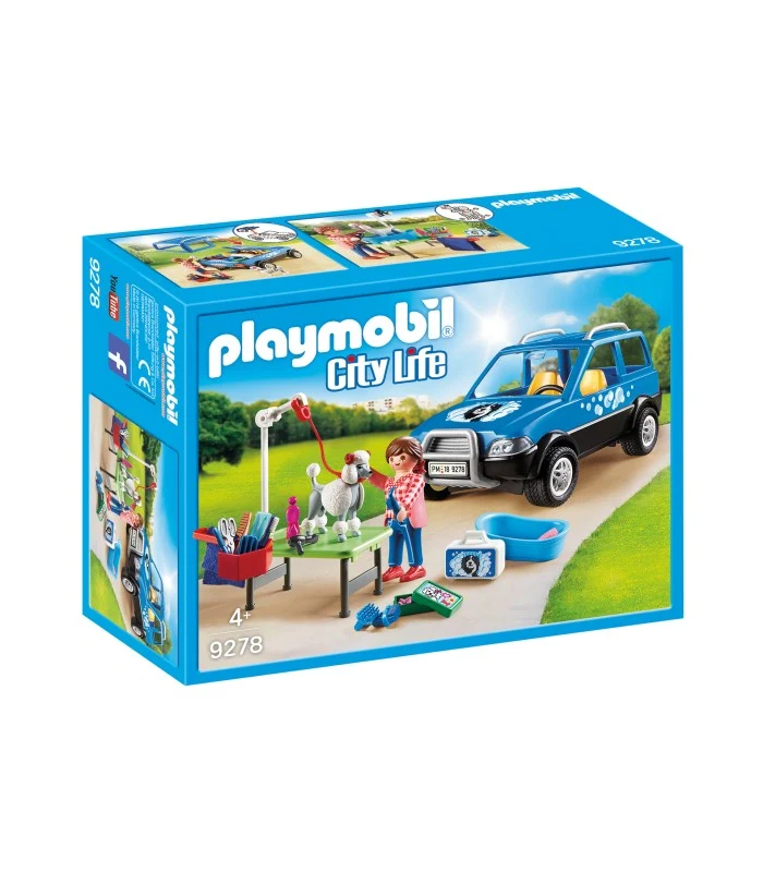 Playmobil 9278 Unita' Mobile Di Cura Dei Cani