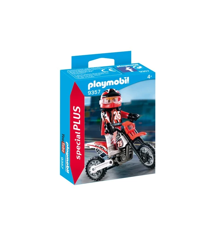 Playmobil 9357 Campione Di Motocross