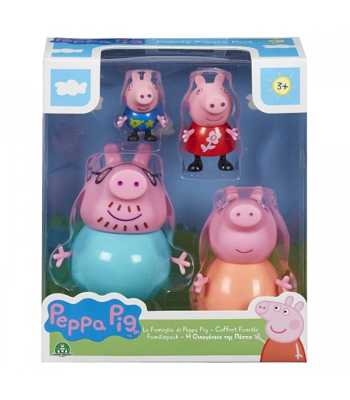 Peppa Pig Set Famiglia 4 Personaggi
