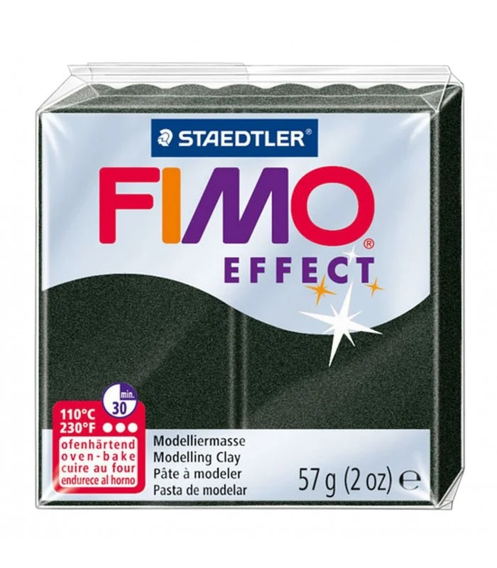 Fimo Panetto Effect Nero Perlato