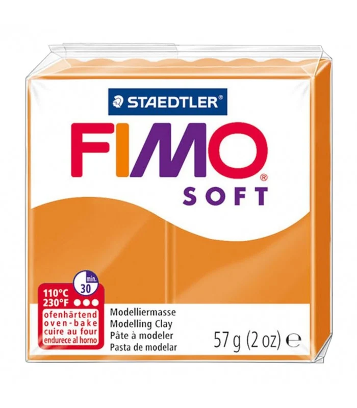 Panetto Fimo Soft Arancione Scuro