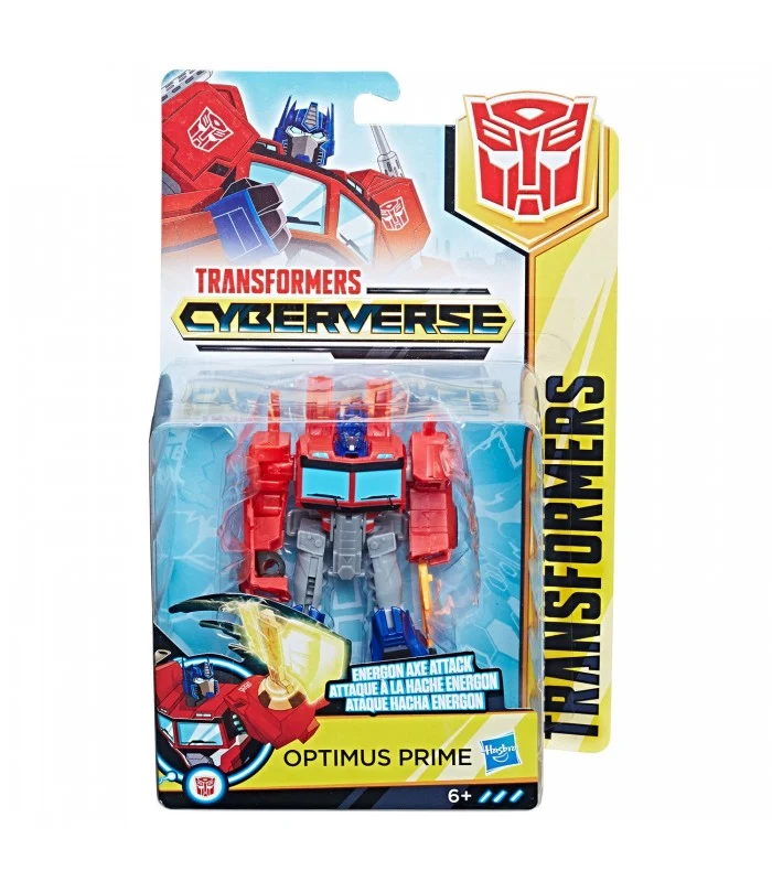 Transformers Cyberverse Personaggio Optimus Prime Warrior