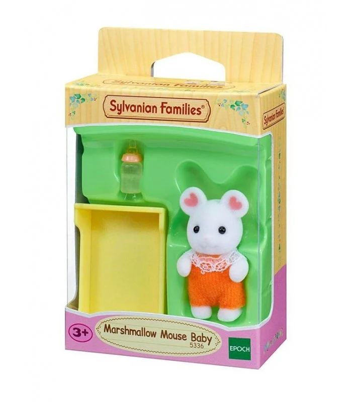 Sylvanian Families Topolino Bianco Bebã¨ Marshmallow