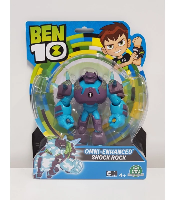 Ben 10 Personaggio Shock Rock Omni-Potenziato