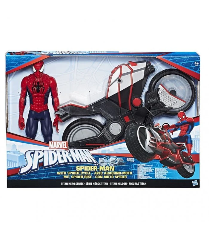 Spider-Man Con Moto