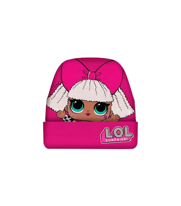 Lol Surprise - 54 Cappello Invernale Con Risvolto Rosa