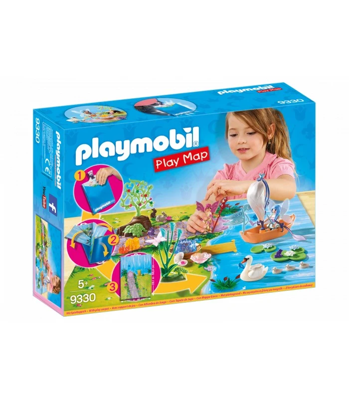 Playmobil 9330 Play Map Il Lago Delle Feste
