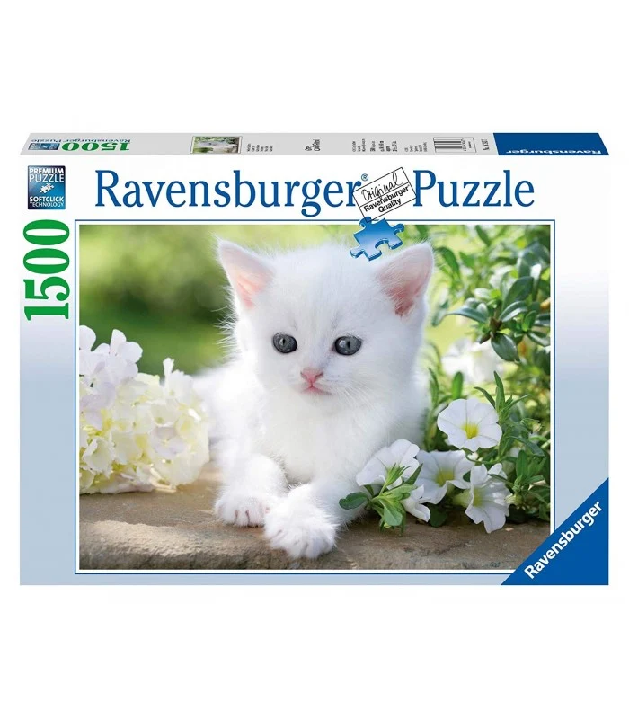 Puzzle Gattino Bianco 1500 Pezzi