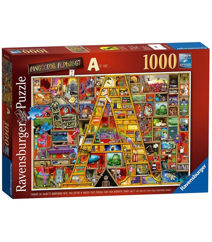 Puzzle Awesome Alphabet A 1000 Pezzi