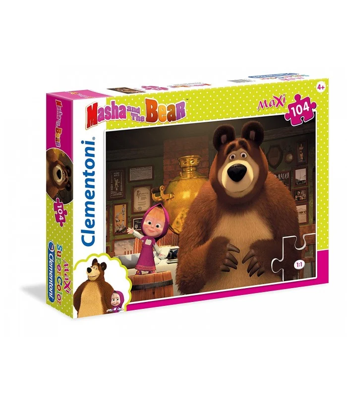 Puzzle Maxi Masha E Orso 104 Pezzi