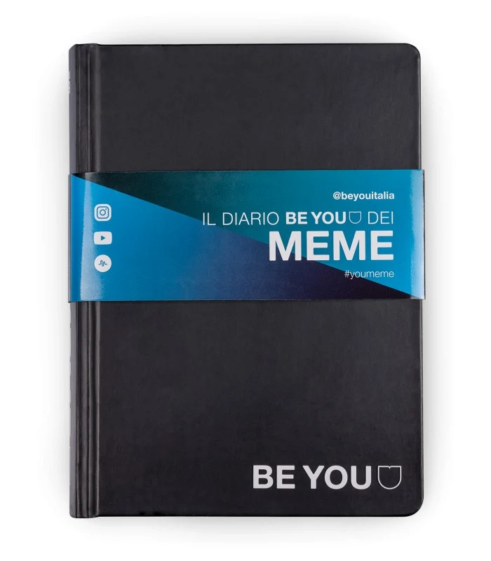 Diario Standard Be You Meme Nero 2019