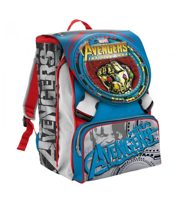 Schoolpack Avengers Infinity War Blu E Rosso Con Personaggio