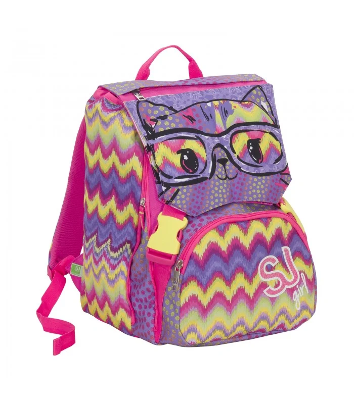 Schoolpack Sj Gang Wild Fashion Viola Gattino