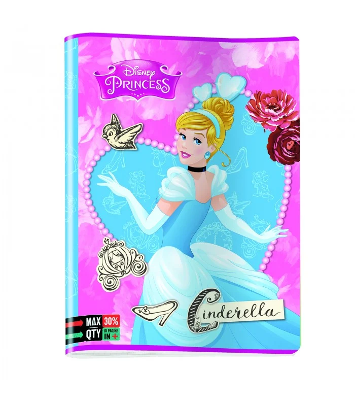Quadernone Maxi Magical Dress Disney Princess Rigo 10m