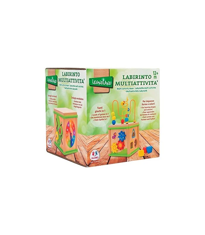 Cubo Labirinto Multiattivitã In Legno