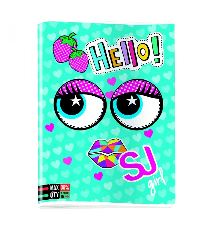 Quadernone Maxi Seven Sj Girl Face Rigo C