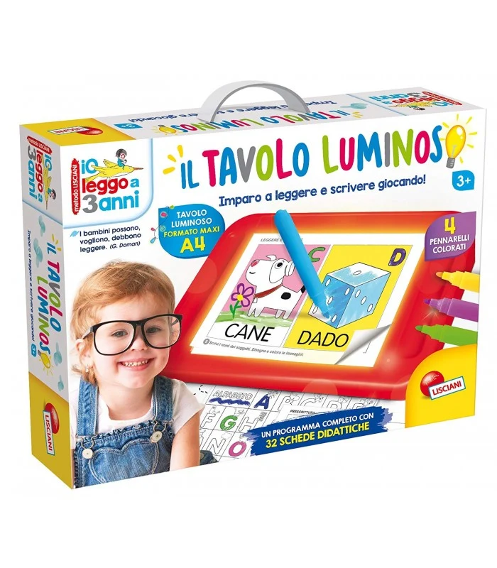 Lo Leggo A Tre Anni Il Tavolo Luminoso