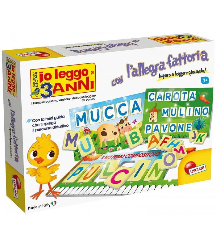 Io Leggo A Tre Anni Con L'Allegra Fattoria
