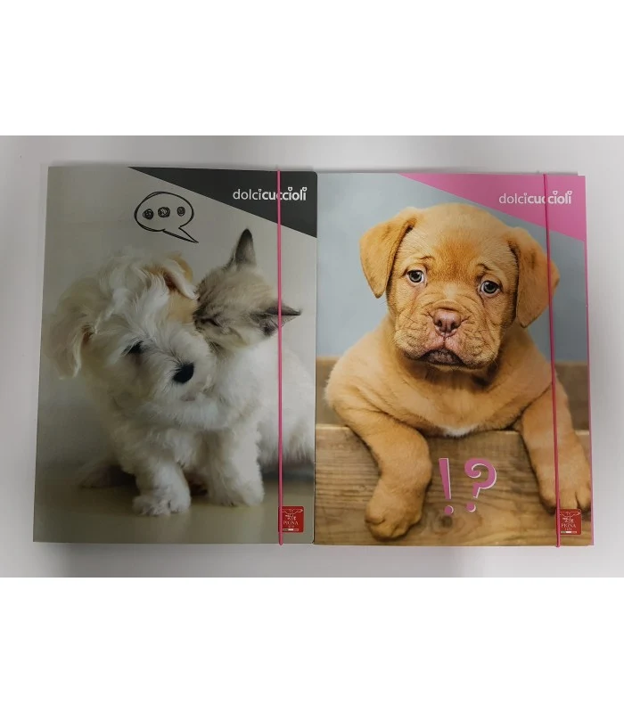 Cartella 3 Lembi Dolci Cuccioli 2 Modelli