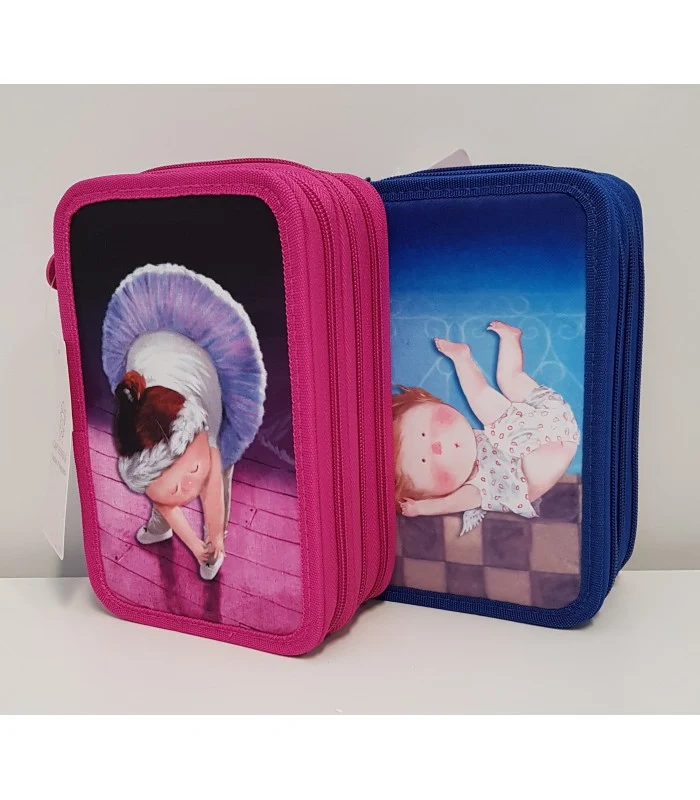 Astuccio 3 Zip Supplier Of Happiness 2 Colori