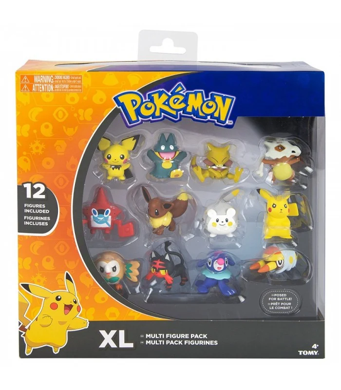 Pokemon Xl Confezione 12 Personaggi
