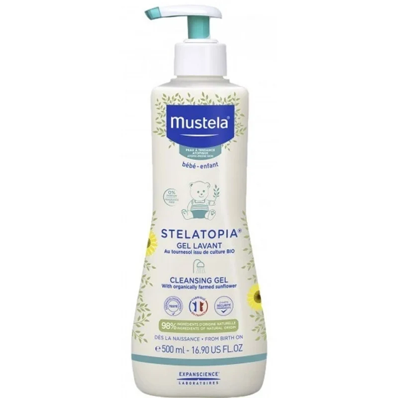 Gel Detergente Mustela Stelatopia 500ml