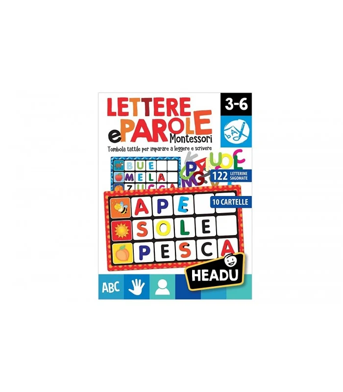 Lettere E Parole Montessori Con 122 Letterine Sagomate