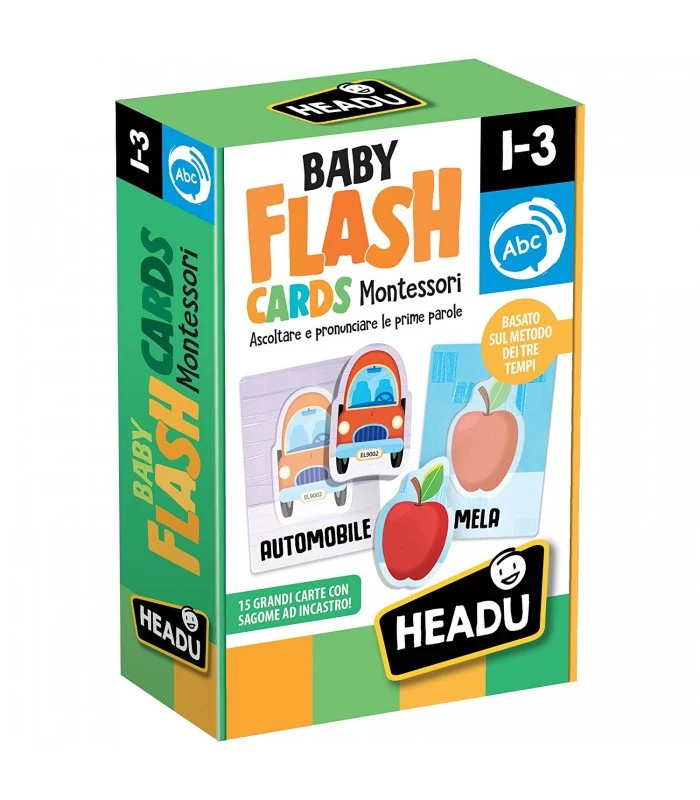 Baby Flash Cards Sagomate Montessori