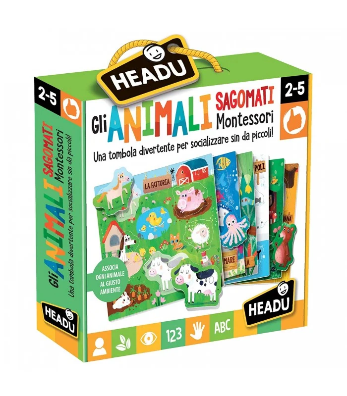 Gli Animali Sagomatiin 6 Ambienti Naturali Montessori
