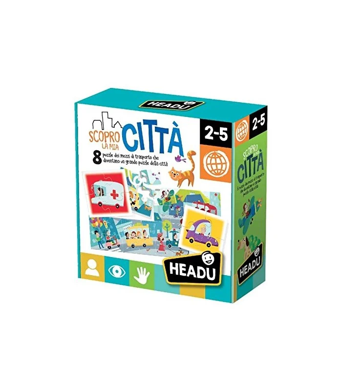 Scopro La Mia Citta' Con 8 Puzzle Dei Mezzi Di Trasporto