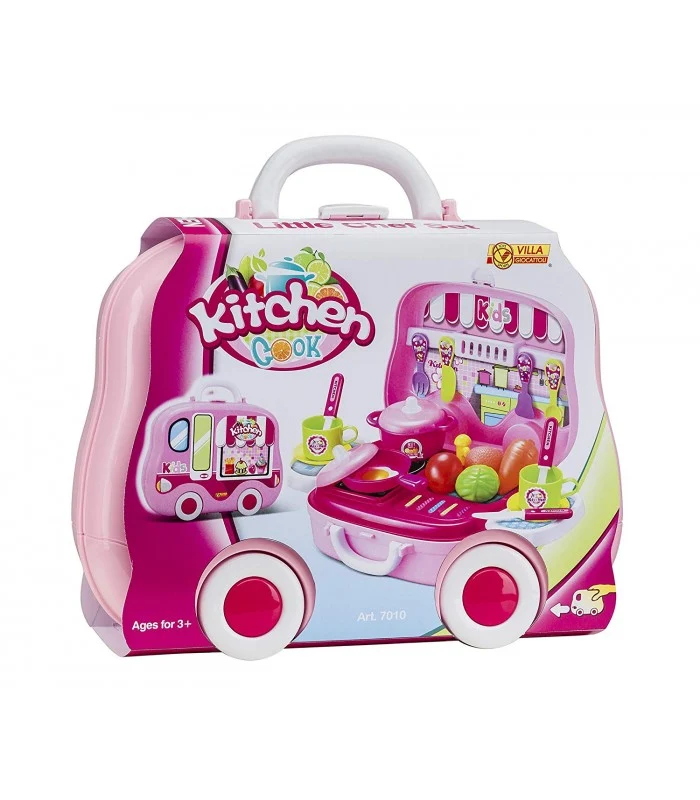 Valigetta Con Ruote My Little Big Dreams Kitchen Cook Rosa