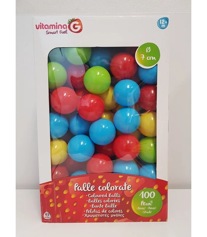 Confezione Con 100 Palle Colorate 7 Centimetri