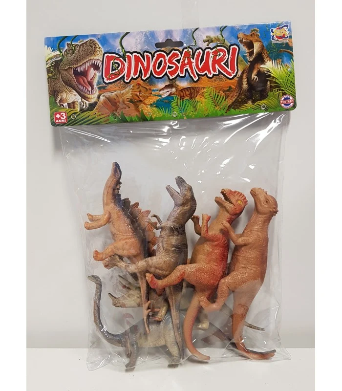 Busta Dinosauri Con 6 Pezzi